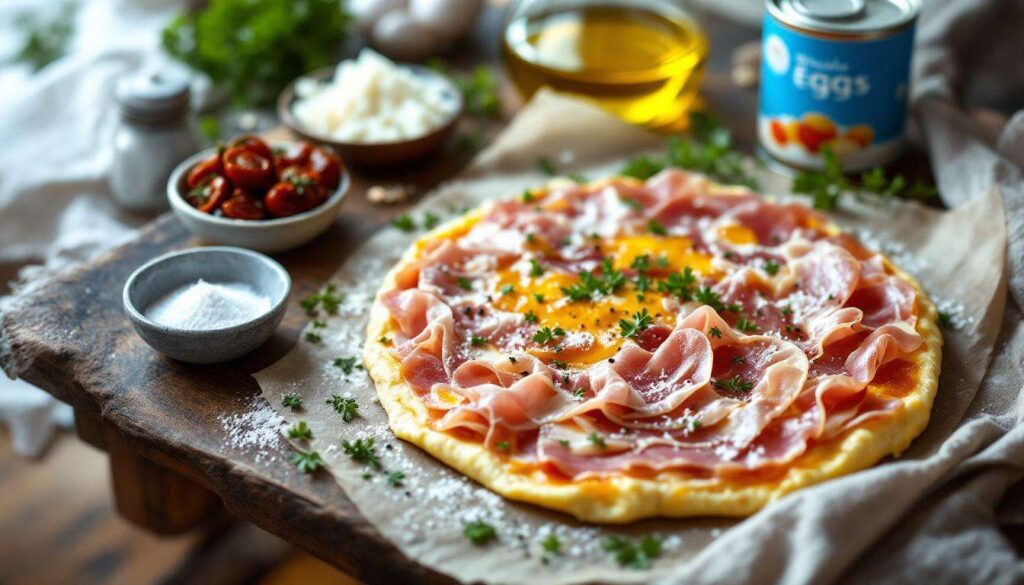 La mia frittata arrotolata non la batte nessuno. Con prosciutto, scamorza e pomodorini secchi spacca