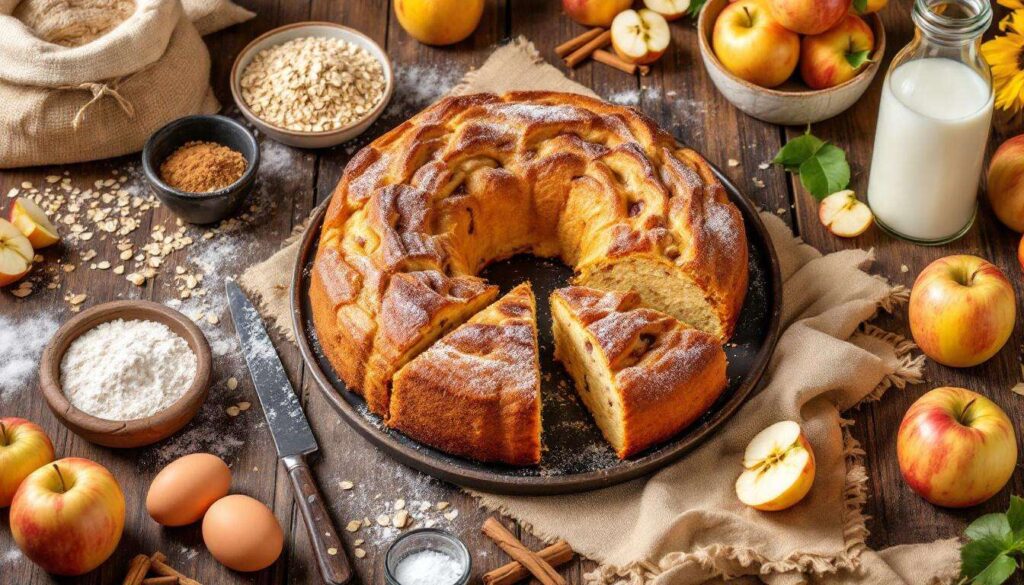 Plumcake alle mele e farina d’avena: il dolce soffice e sano che migliora la colazione