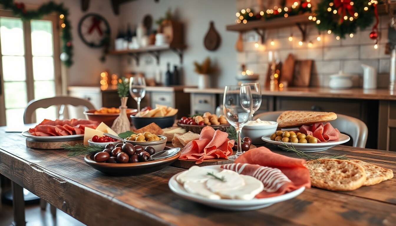Les antipasti : l'art de l'entr&eacute;e festive