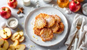 Frittelle di mele in friggitrice ad aria: dorate fuori e morbide dentro