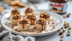 Dopocena ho coccolato tutti con questo dolcetto, piccoli pezzi di paradiso fatti di nutella