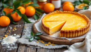 Crostata all’arancia con un passaggio che cambia tutta la consistenza