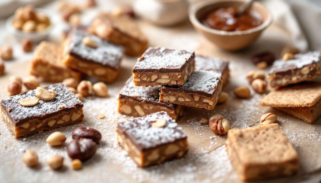 Torrone alla Gianduia fatto in casa Ricetta facile senza cottura