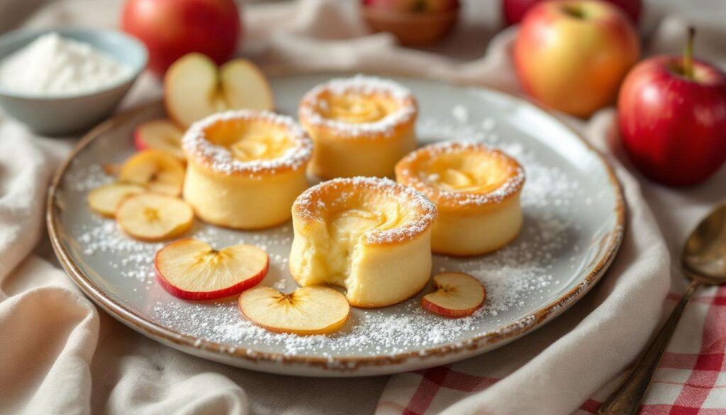 Anziché la solita torta di mele stavolta faccio questi tortini in friggitrice ad aria, sono cremosissimi