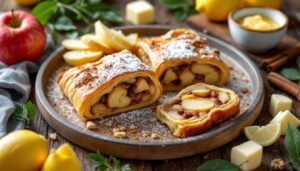 STRUDEL DI MELE CON PASTA SFOGLIA facile, veloce e delizioso