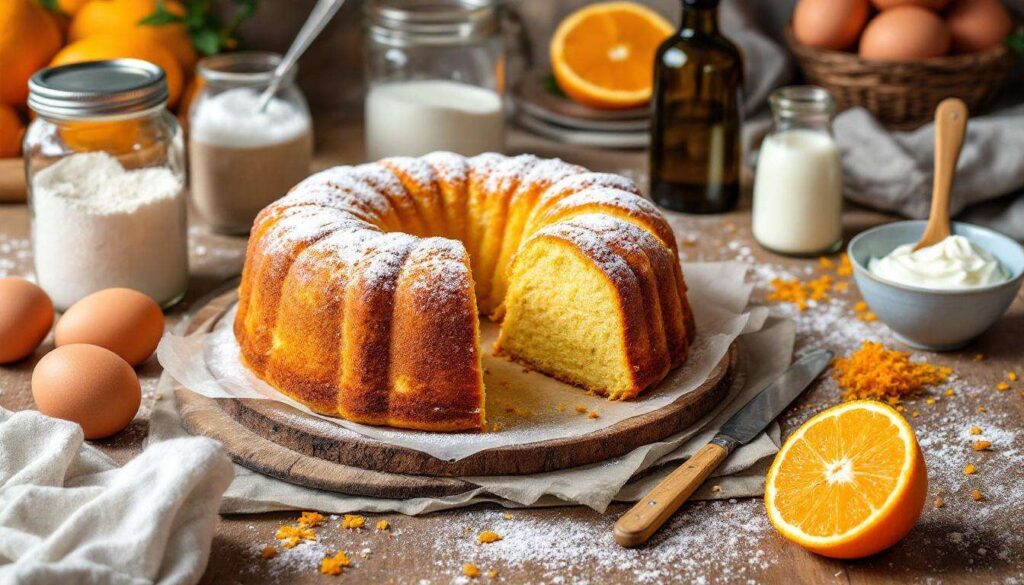 Ciambella all’Arancia Soffice da Colazione, Ricetta Facile e Senza Burro