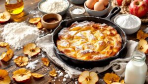 Scopri come creare una torta di mele in padella : meno di 30 minuti per un dolce delizioso